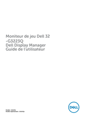 Dell G3223Qt Guide De L'utilisateur