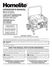 Homelite HG5022P Serie Manuel D'utilisation