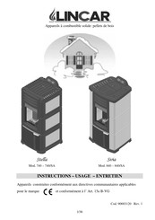 Lincar Siria 840/SA Installation, Usage Et Entretien