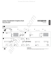 Lenovo Thunderbolt 3 Graphics Dock Guide De Démarrage Rapide