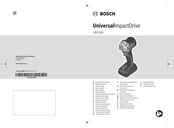 Bosch UniversalImpactDrive 18V-350 Notice Originale