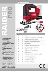 Raider PRO RDP-SJS20 Mode D'emploi