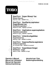 Toro QUIETECH Super Blower Vac Manuel De L'utilisateur