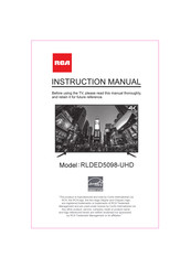 RCA RLDED5098-UHD Manuel D'instructions