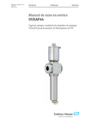 Endress+Hauser OUSAF46 Manuel De Mise En Service