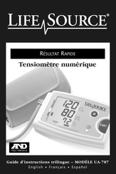 A&D Medical LifeSource UA-787 Guide D'instructions