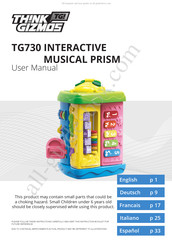 THINK GIZMOS INTERACTIVE MUSICAL PRISM Mode D'emploi