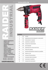 Raider RDI-ID38 Mode D'emploi