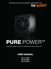 BE QUIET! PURE POWER BQ L8-600W Mode D'emploi