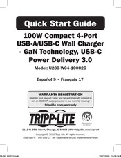 Tripp-Lite U280-W04-100C2G Guide De Démarrage Rapide