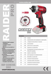 Raider RDP-SCIW20S SOLO Mode D'emploi