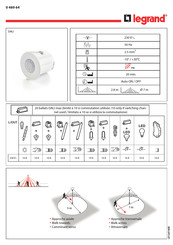 LEGRAND 0 489 64 Manuel D'utilisation