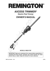 Remington AXCESS TRIMMER RM3017HP Manuel Du Propriétaire