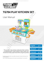 THINK GIZMOS PLAY KITCHEN SET Mode D'emploi