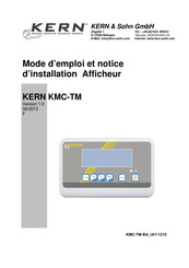 KERN KMC-TM Mode D'emploi Et Notice D'installation