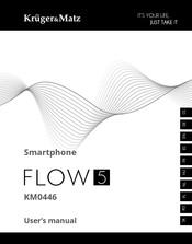 Krüger & Matz FLOW 5 Mode D'emploi