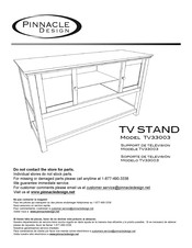 Pinnacle Design TV33003 Mode D'emploi