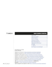 Timex 11D Mode D'emploi