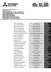 Mitsubishi Electric PEAD-SM100 Manuel D'installation