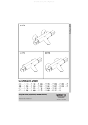 Grohe Grohtherm 2000 34 175 Instructions D'installation