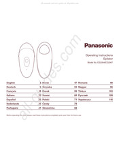 Panasonic ES2064 Mode D'emploi