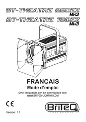 Briteq BT-THEATRE 250EZ Mk3 Mode D'emploi