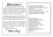 Velocilinx BOUDICA VXGM-HS71S-21U-WH Mode D'emploi