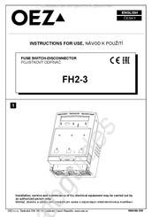 OEZ FH2-3 Mode D'emploi