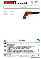 Desoutter CP4475 Série Mode D'emploi