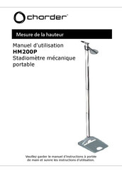 Charder HM200P Manuel D'utilisation