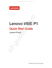 Lenovo P1a42 Guide De Démarrage Rapide