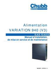 Chubb 512 000 203 Manuel D'installation, De Mise En Service Et De Maintenance