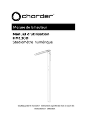 Charder HM130D Manuel D'utilisation