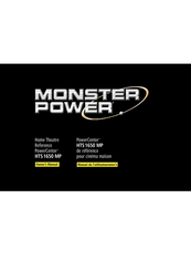 Monster Power HTS 1650 MP Manuel D'utilisation