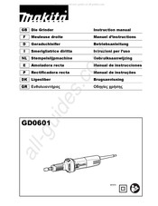 Makita GD0601 Manuel D'instructions