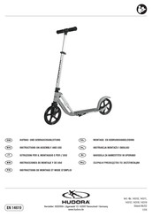 Hudora BigWheel Pure Instructions De Montage Et Mode D'emploi