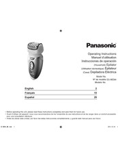 Panasonic ES-WD94-P Manuel D'utilisation