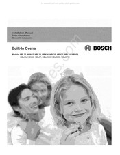 Bosch HBL58 Guide D'installation