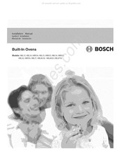 Bosch HBL58 Guide D'installation