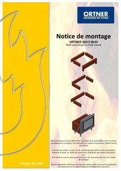 ORTNER GO13 69/53 Notice De Montage