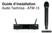 Audio-Technica ATW-13 Guide D'installation