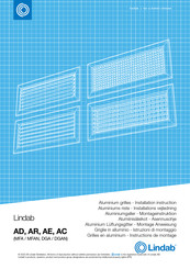 Lindab AD Serie Instructions D'installation