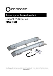 Charder MS2350 Manuel D'utilisation