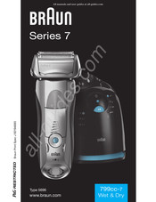 Braun 799cc-7 Wet & Dry Mode D'emploi