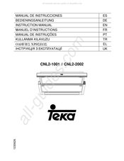 Teka CNL2-1001 Manuel D'instructions