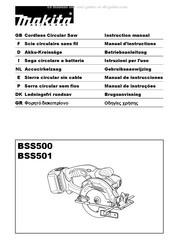 Makita BSS501 Manuel D'instructions