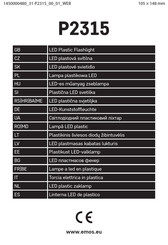 Emos P2315 Mode D'emploi