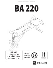 Domyos BA 220 Mode D'emploi