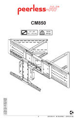 peerless-AV CM850 Mode D'emploi