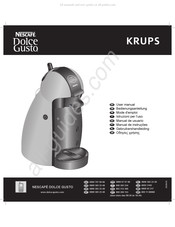 Krups NESCAFE Dolce Gusto F054 Mode D'emploi